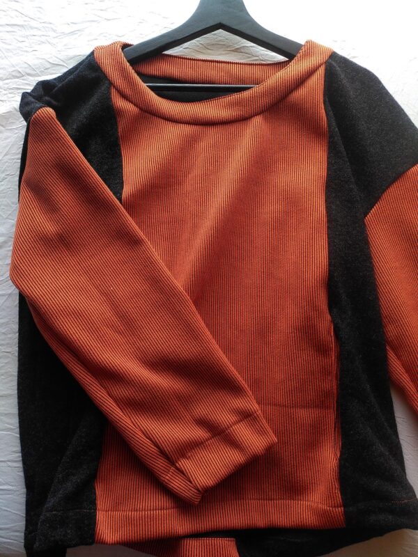 Nieuw project: oranje trui