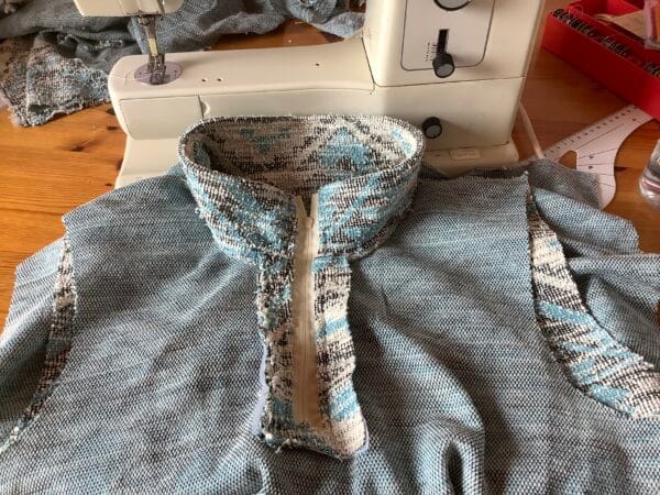 Nieuw project: trui met rits